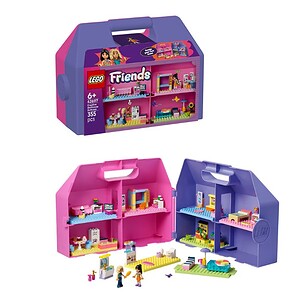 Valiza cu Lego Friends, 355 piese Valiza cu set Lego Friends, jucarie creativă pentru copii.