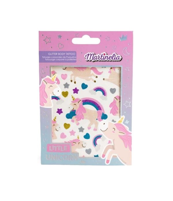 Tatuaj corp unicorn și curcubeu Tatuaj temporar corp unicorn și curcubeu pentru copii.