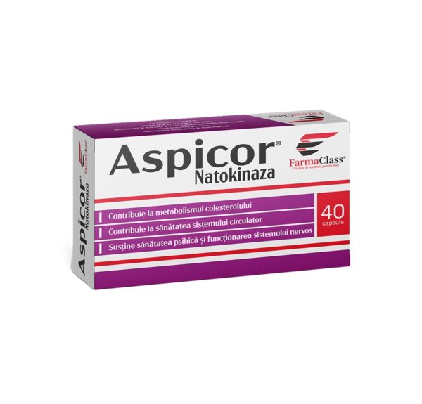 Aspicor Natokinaza, 40 Capsule, FarmaClass
