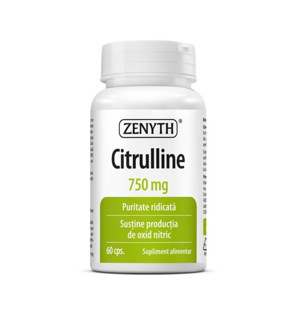 Citrulline, 750 mg, 60 Capsule, Zenyth