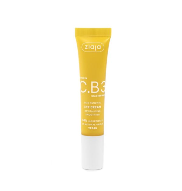 Crema Hidratanta pentru Ochi Vitamin C.B3 Niacinamide, 15 ml, Ziaja