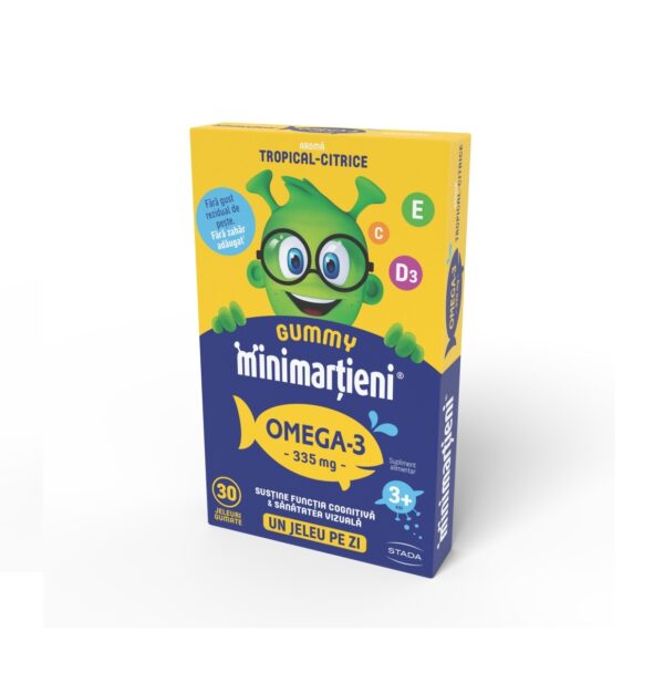 Jeleuri Minimartieni Gummy Omega, 30 Jeleuri, Walmark