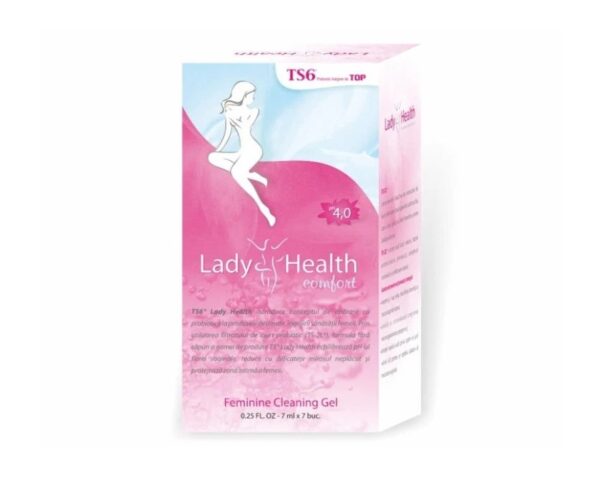 Lady Health Comfort TS6 Gel Igiena Intima Cutie cu gel pentru igiena intima Lady Health Comfort TS6 7ml.