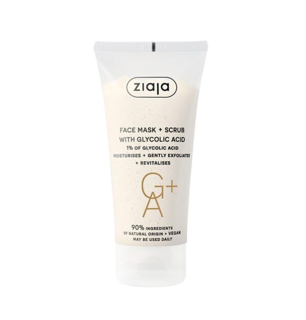 Masca Exfolianta cu Acid Glicolic pentru Fata, 55 ml, Ziaja