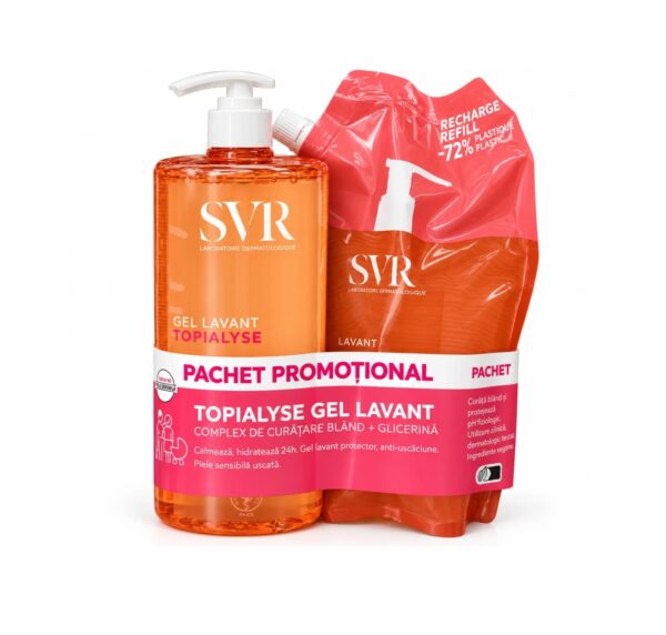pachet-svr-topialyse-gel-lavant-1000-ml-rezerva-eco-refill-1000-ml-O44943-farmacia-morpheus Pachet SVR Topialyse Gel Lavant, 1000 ml + Rezervă Eco-Refill, 1000 ml