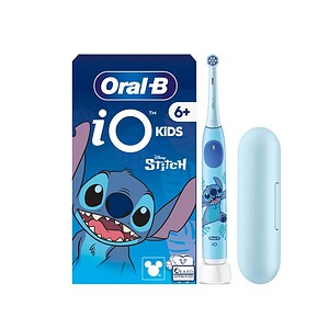 Periuta de Dinti Electrica iO Kids Disney Stitch Periuta de dinti electrica pentru copii cu Stitch, Oral-B, pentru varsta 6+.
