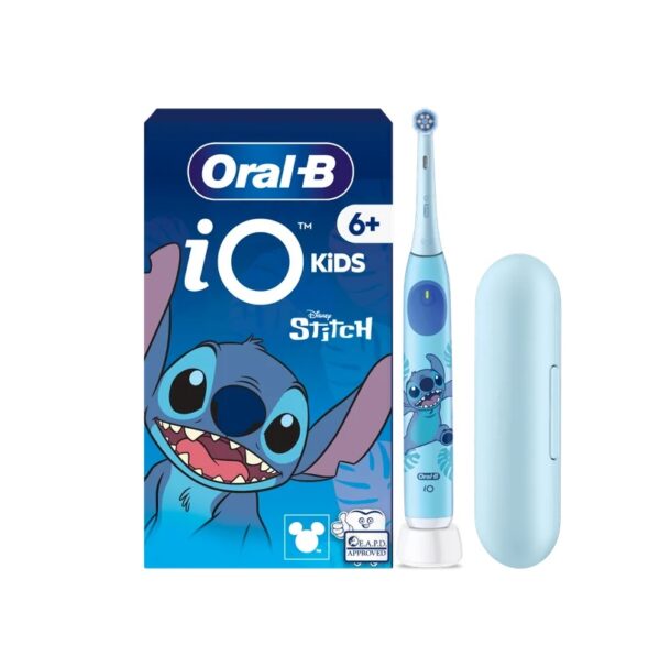 Periuta de dinti electrica pentru copii cu Stitch, Oral-B, pentru varsta 6+.