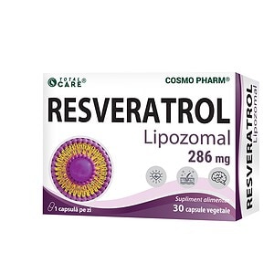 Resveratrol Liposomal 286 mg - Farmacia Morpheus Cutie cu capsule de Resveratrol Liposomal 286 mg de la Farmacia Morpheus.