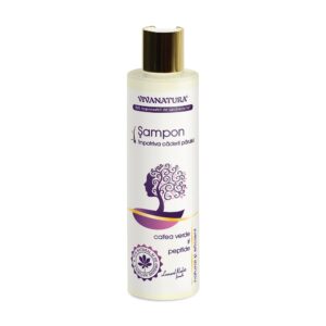Sampon Impotriva Caderii Parului cu Cafea Verde si Peptide din Amarant, 250 ml, VivaNatura
