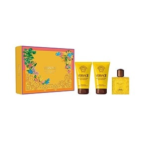 Set Cadou pentru Barbati, Eros Energy, 50 ml + 50  ml + 50  ml, Versace