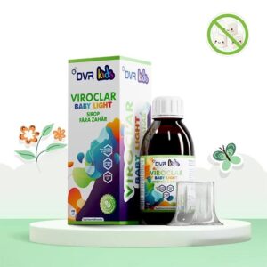 Sirop Viroclar Baby Light Fara Zahar Sirop pentru copii Viroclar Baby Light fara zahar, 150ml, DVR Kids.