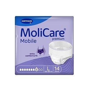 Slip Tip Scutec pentru Incontinenta Mobile L MoliCare Premium, 14 Bucati, Hartmann