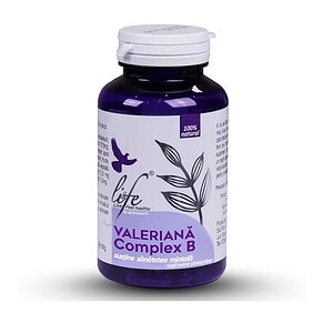Valeriana Complex B - Farmacia Morpheus Supliment natural Valeriana Complex B pentru relaxare si somn odihnitor.