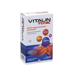 Vitalin Tonic - Supliment alimentar Cutie cu 10 plicuri Vitalin Tonic pentru energie si metabolism.