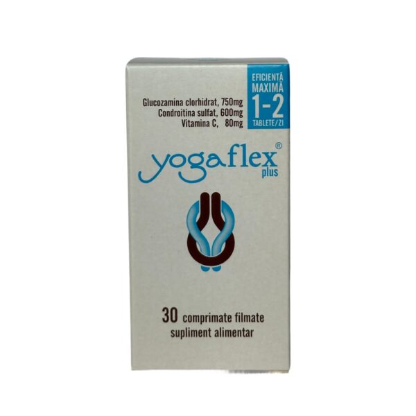 Yogaflex Plus, 30 comprimate Cutie cu comprimate Yogaflex Plus pentru sănătate articulară.