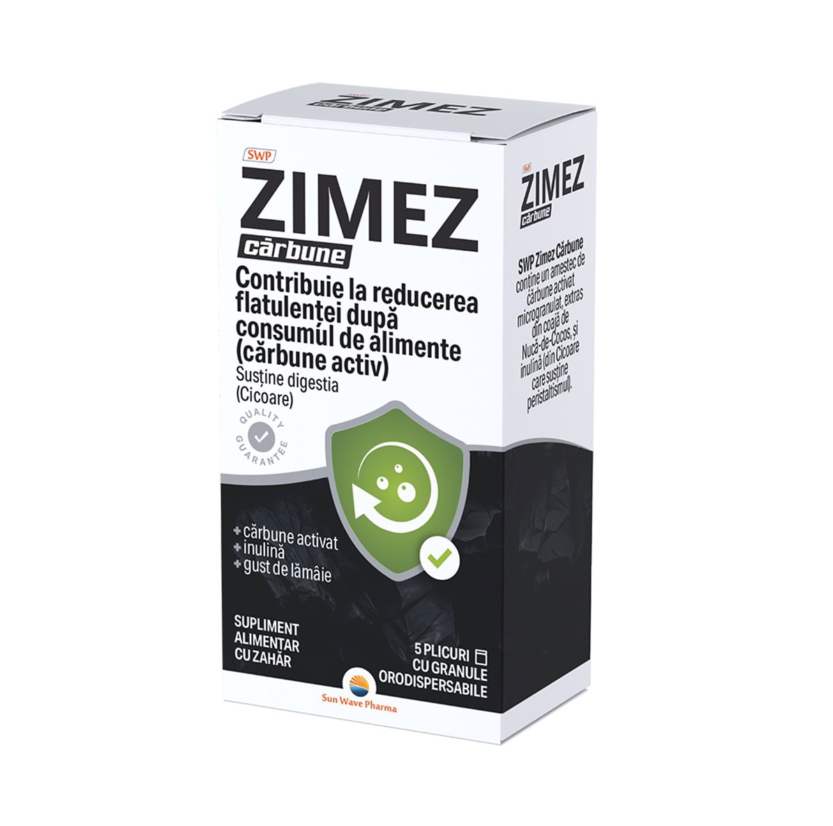 Zimez Carbune, 5 Plicuri, Sun Wave Pharma