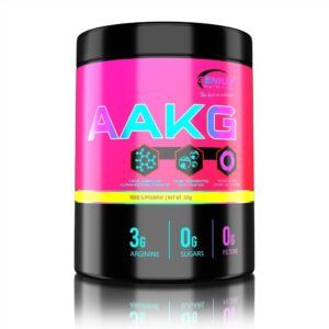 Supliment AAKG Arginina 200g pentru performanță sportivă.