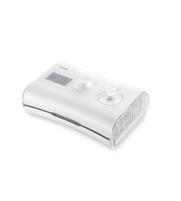 Dispozitiv cu presiune pozitivă pentru căile respiratorii, pentru tratament.