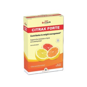Citrax Forte - Supliment pentru slăbire Cutie cu capsule Citrax Forte cu citrice pentru metabolism.