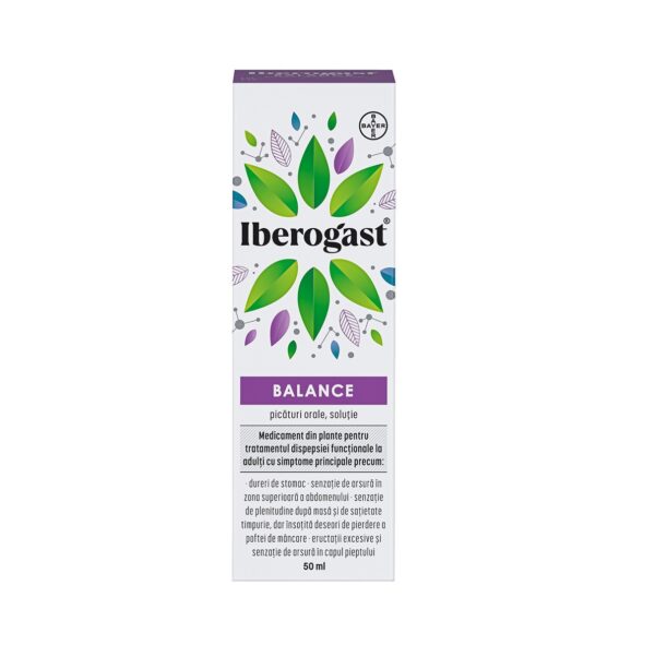 Iberogast Balance Picaturi Orale 50ml Cutie cu Iberogast Balance, picaturi orale pentru digestie.