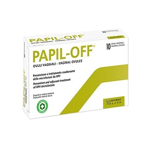 Farmacia Morpheus - Ovule Vaginale Papil-Off Cutie cu ovule vaginale Papil-Off pentru tratament HPV.
