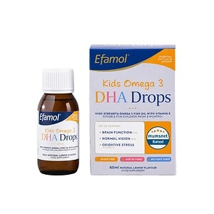 Picaturi cu Omega 3 DHA pentru Copii, 60 ml, Efamol