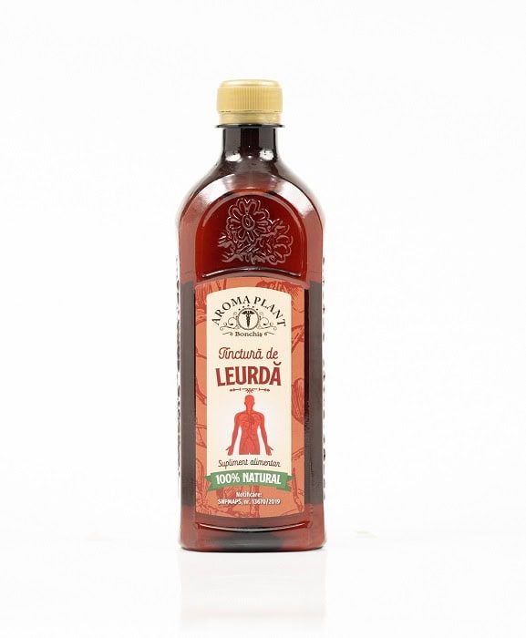 Sticlă cu tinctură de Leurda de 200ml de la Aroma Plant.