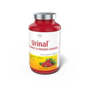 Supliment alimentar Urinal cu merișor canadian pentru sănătatea urinară.